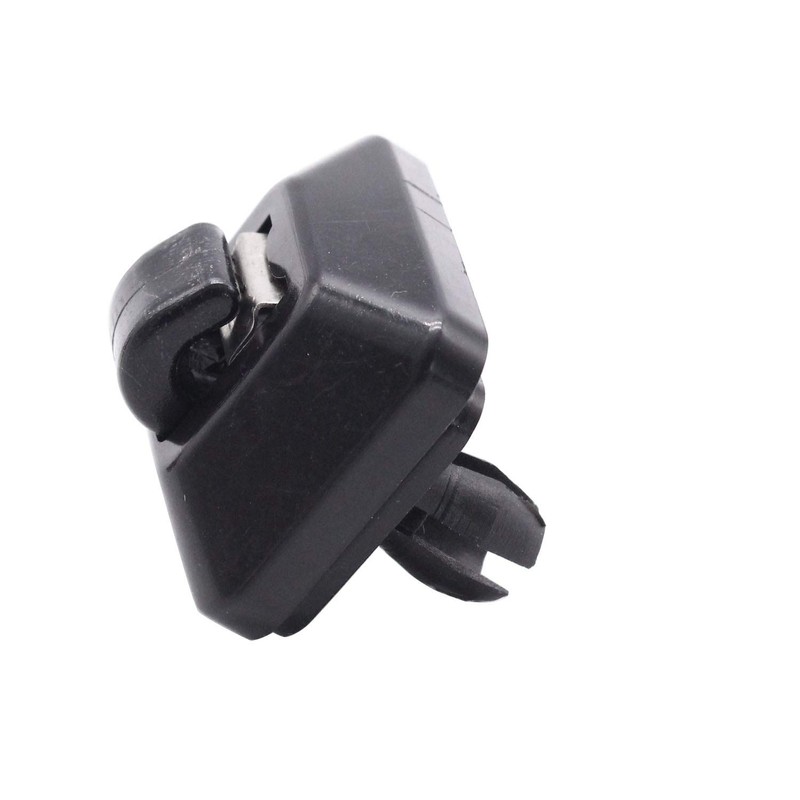 TAKPART 2x Black Sun Visor Inner Clip Hook Holder for
