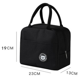 Lunch Bag, Cold Insulation, Thermal, Bento Bag, Stylish, Large Capacity, Lunch Bag, Waterproof Lunch Tote, Handbag, Plain, Bento Bag, Kids, Unisex, Multi-functional, Work or School, Excursion,