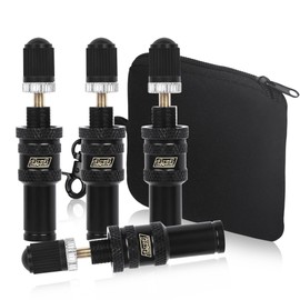 Automatic Tire Deflator Kit, 4 Pcs Adjustable Auto-Stop Tire Deflator Valve (10-30 PSI), 4x4 Portable Air Deflator Tire Valve Core Tool, Tire Air Down Tool for Vehicles, Motorcycles, Cars, Trucks