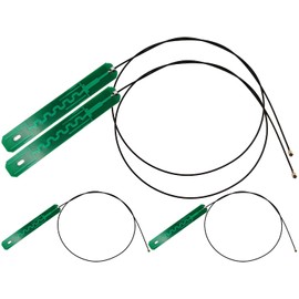 U.FL MHF1 Antena interna de 2,4 GHz 5 GHz Antenas WiFi para portátil con cable de 50 cm para tarjeta Mini PCIe 4 unidades