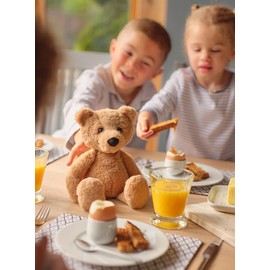 Charlie Bears Bear & Me Teddy Bear Oatmmeal Brown Soft Plush Animal Cute Toy Stuffed - 11 Inches Tall