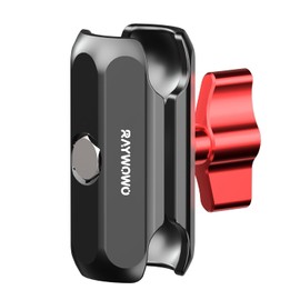 RAYWOWO Camera Clamp Mount Accessories Kit 360° Ball Head Magic Arm Photography Freely for Motorcycle Bike Mirror Gopro AKASO DJI Insta360 Action Camera (Arm MT-1321)