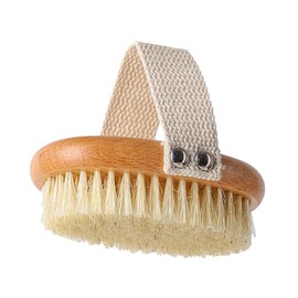 minkissy Body Exfoliator Scrub Long Handled Brush for Dry Brushing Bathing Massage