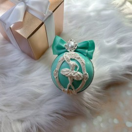 jelanny Turquoise Christmas Decor Ballerina Christmas Ornament Aqua Blue Christmas Gift