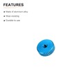sourcing map M3x4mm(DxH) Knurled Nuts - 10Pack - Good for