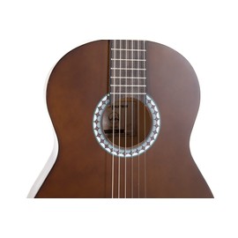 GEWA Classical Guitar BASIC SET 4/4, Classical Guitar (lime body, pakka wood fingerboard, matte finish, ideal for ambitious beginners and advanced players, incl. bag, ClipTuner and 2 picks), walnut