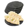 Restaurantware Round Slate Platter 10 Count 3.9 x 3.9 Inch