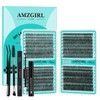 AMZGIRL Lash Clusters Kit 640Pcs, 9-16mm Mix Lashes, 30D+40D+50D+60D