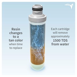 AquaticLife Twist-In 75 GPD RO Membrane Replacement Filter Cartridge for Reverse Osmosis Deionization Water Filter System RO/RODI Units