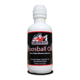 Game Room Guys Foosball 4 oz Bottle Foosball Oil Rod Silicone Lubricant