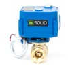 U.S. Solid Motor Ball Valve with Manual Function - 1/2