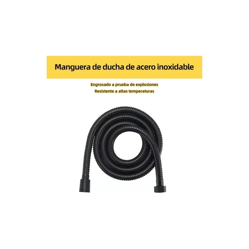 Regadera Mano Alta Presión Con Cabezal De Teléfono Y 8
