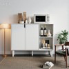 Panana Kitchen Buffet Cabinet Storage Sideboard with 2 Doors 2