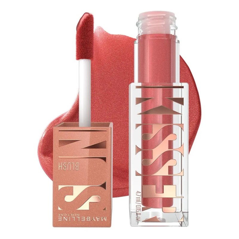 Maybelline Blush líquido Sunkisser 4.7ml, Rubor con Vitamina E, broncea