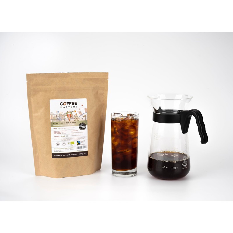 Coffee Masters Peruvian Cold Brew Ground Coffee - 500g Medium