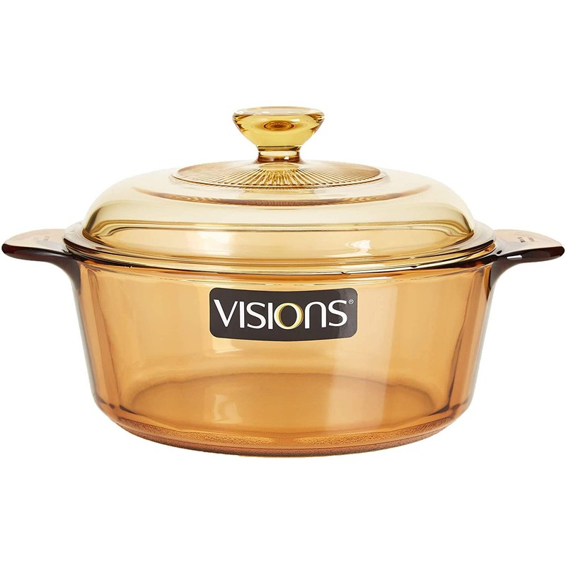 Visions 0.8 Litre Pyroceram Glass Versa Pot