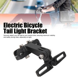 Electric Tail Light Bracket,ABSRear Rack Light Mounting Bracket,Stainless Steel Rear Light Mount for Cycling Enthusiasts