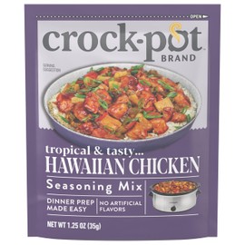 Crock-Pot Hawiian Chicken Seasoning Mix, 1.25 Ounce (Pack of 12)