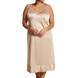 Shadowline Women's Plus Size Adjustable Length Full Slip 6319 46 Nude