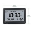 Qsnmieo Azan Clock for USA-Automatic Worldwide Digital 8 Azan Prayer