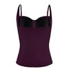 Mycoco Traje de baño acolchado para mujer, parte superior con