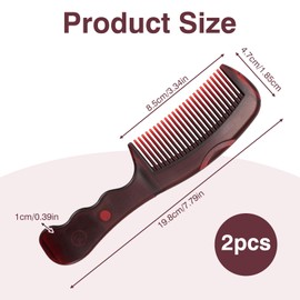Pack of 2 dandruff combs, scalp comb for clean, scalp, scalp comb, miracle chamber scalp cleaning, comb hair comb, dandruff scalp, hair growth, for women and men, self-cleaning hair cutting comb