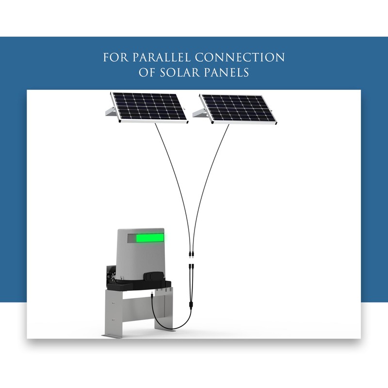 Blütezeit Solar-Powered Sliding Gate Opener System Adapter Kit - 2.3FT