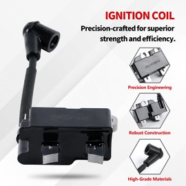 291337001 Ignition Coil for Ryobi RY251PH RY252CS RY253SS 2 Cycle 25cc String Trimmer Brush RY254BC 25.4cc Brush Cutter with Spark Plug Oil Filter