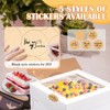 DOYIDE 16Pcs 12x12x6 Inch Cake Boxes with Window, White Bakery
