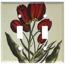 Art Plates - Tulips Switch Plate - Double Toggle
