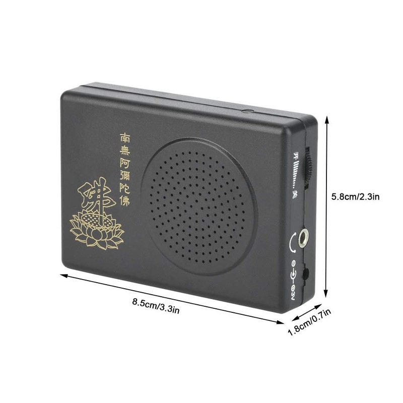 Offers a Peaceful Atmosphere. Buddhist Singing Player, Portable, Easy to