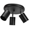 GU10 Ceiling Spotlight Holder 3 Head Rotating Lamp Base Fixture