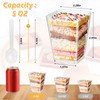 190 Pcs 5 OZ Dessert Cups Set with Spoons Cocktail
