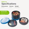 humangear Unisex's STAX Interlocking Container Set & Meal Kit, XL/EatSystem,