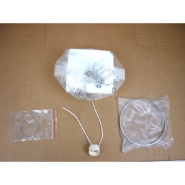 KingLed Recessed Spotlight In Square Ceramic Plaster