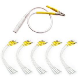 Electrode Wire for Dry Needling Needles - BesCable 20pcs TENS Leading Wires with Alligator Clips for TENS Unit Physiotherapy Machine - 2.0mm Pin Female to Alligator Clip Cable
