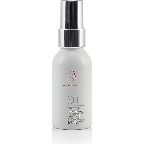 British Barbers Association BBA Beard Oil, Shave Oil, Face Oil