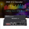DMX Decorder, 4 Channel DMX 512 Decoder, Adjustable RGB Decoder