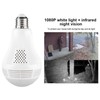Phone WiFi Control Bulb Camera 360° Full Vision InfraRed 1080P