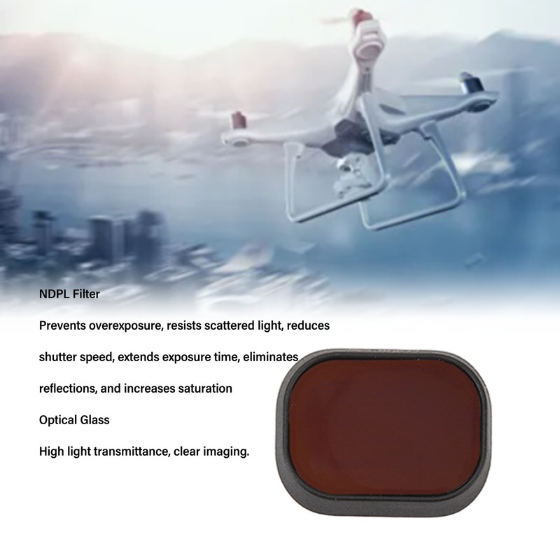 Drone NDPL Filter Drone Neutral Density Polarizer Optical Glass Double