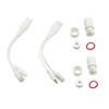 SJZBIN 1Pair 12V PoE Adapter Waterproof PoE Splitter Adapter POE