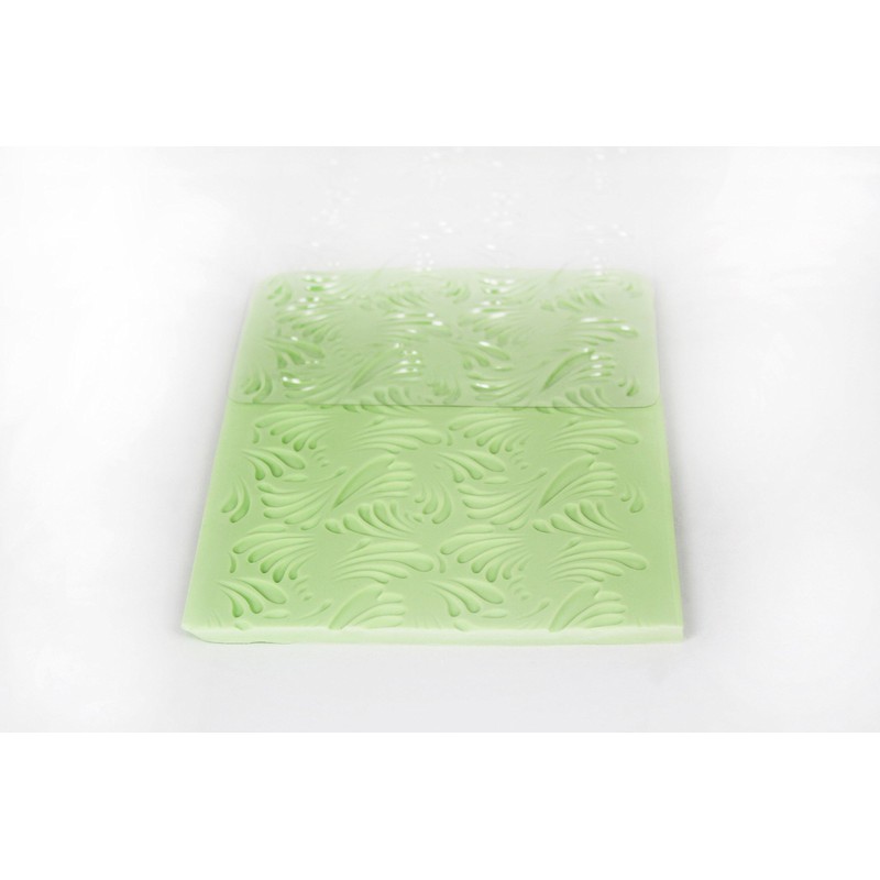 PME im198 Elegant Wave Design Impression Mat, 15x0.1x30.5 cm