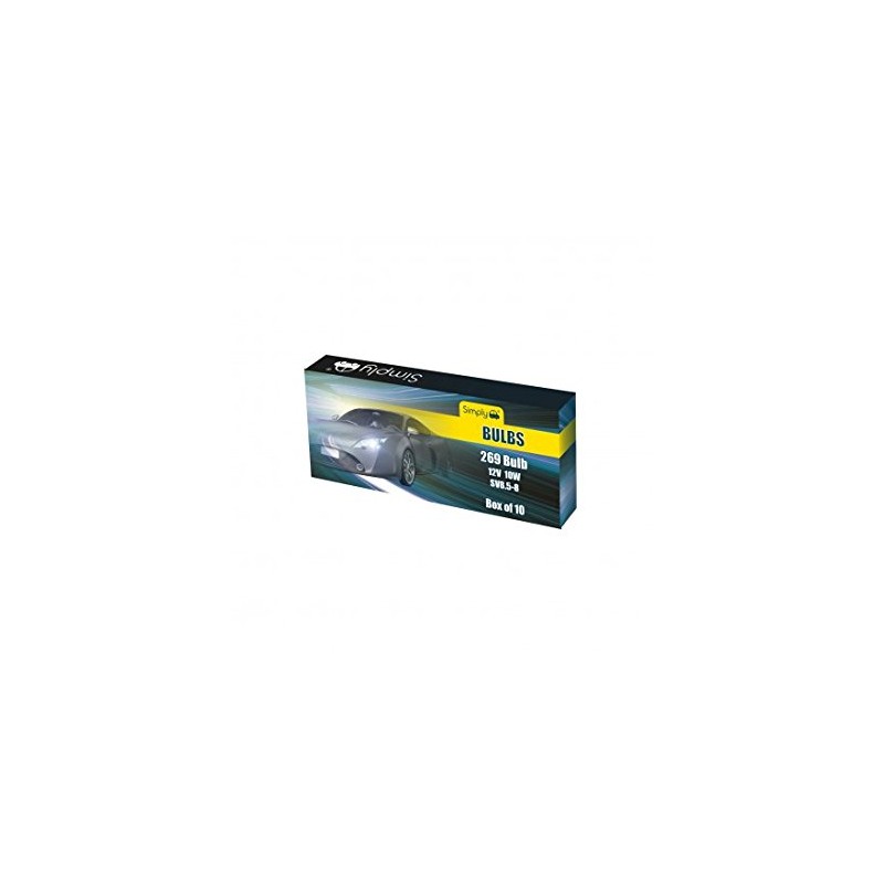 Simply S269 Auxiliary Bulb, 12 V, 10 W, Set of