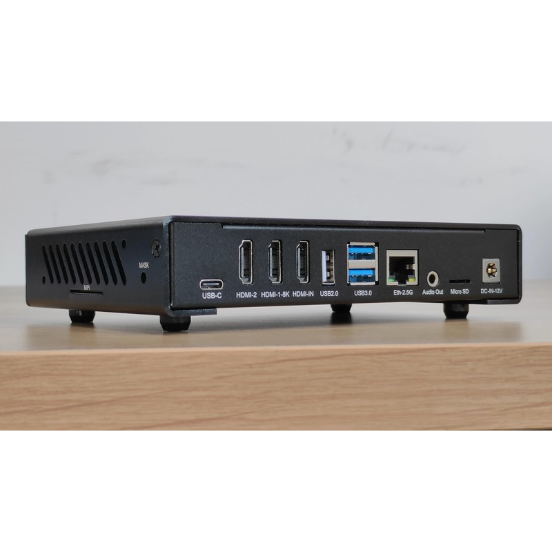 WayPonDEV Black Metal Case for CM3588 NAS Kit Open Source