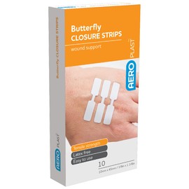 Aeroplast Butterfly Wound Closure Strips, Pack of 10