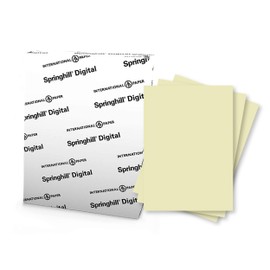Springhill 8.5” x 11” Ivory Colored Cardstock Paper, 90lb, 163gsm, 250 Sheets (1 Ream) – Premium Lightweight Cardstock, Printer Paper with Smooth Finish for Cards, Flyers, Scrapbooking & More – 056100R