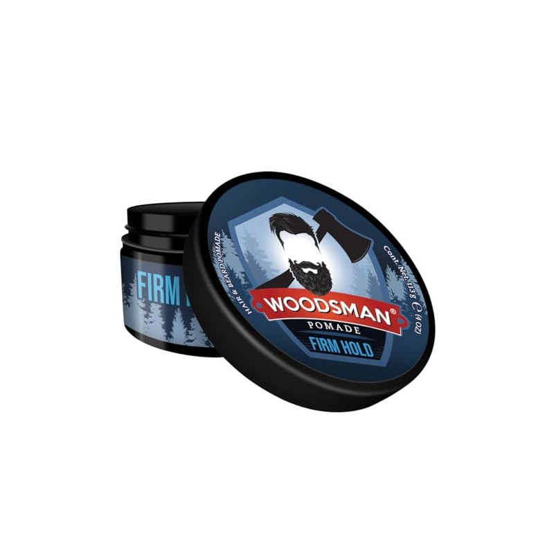 Woodsman - Pomada para Cabello y Barba Fijación Firme 113g.