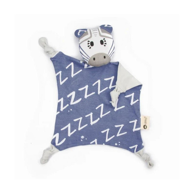 Kippins Organic Cotton Cuddle Blankie Comforter, Wolfie the Wolf