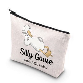 Occupational Therapist Makeup Bag Occupational Therapy Gift OT Gift OTA Gift Silly Goose Can't ADL Today Zipper Pouch (Silly Goose UK)