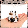 Poen 24 Pcs Cow Ducks Mini Cow Rubber Duck Bulk